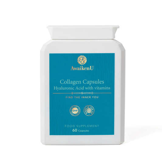Collagen Capsules Hyaluronic Acid With Vitamins