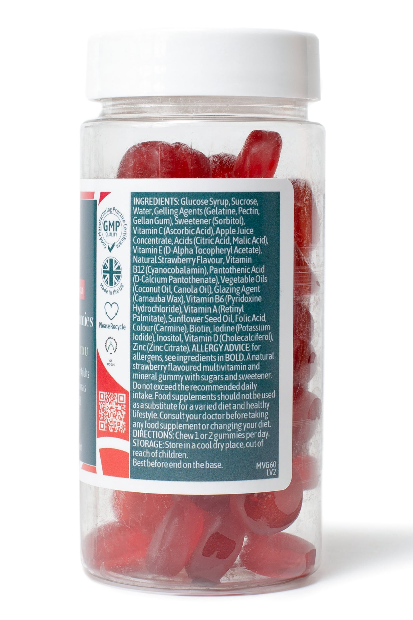 Multi-Vitamin Strawberry Gummies