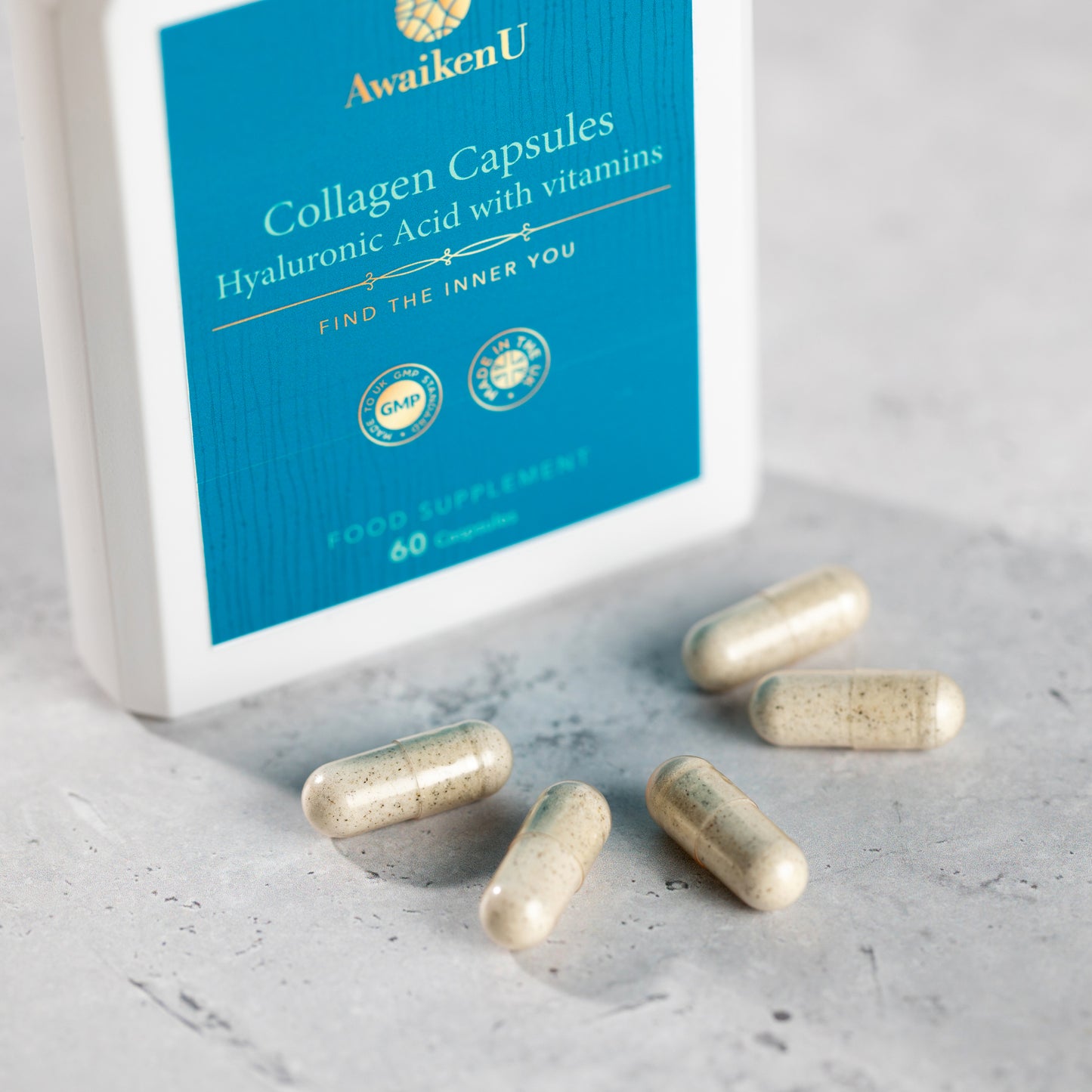Collagen Capsules Hyaluronic Acid With Vitamins