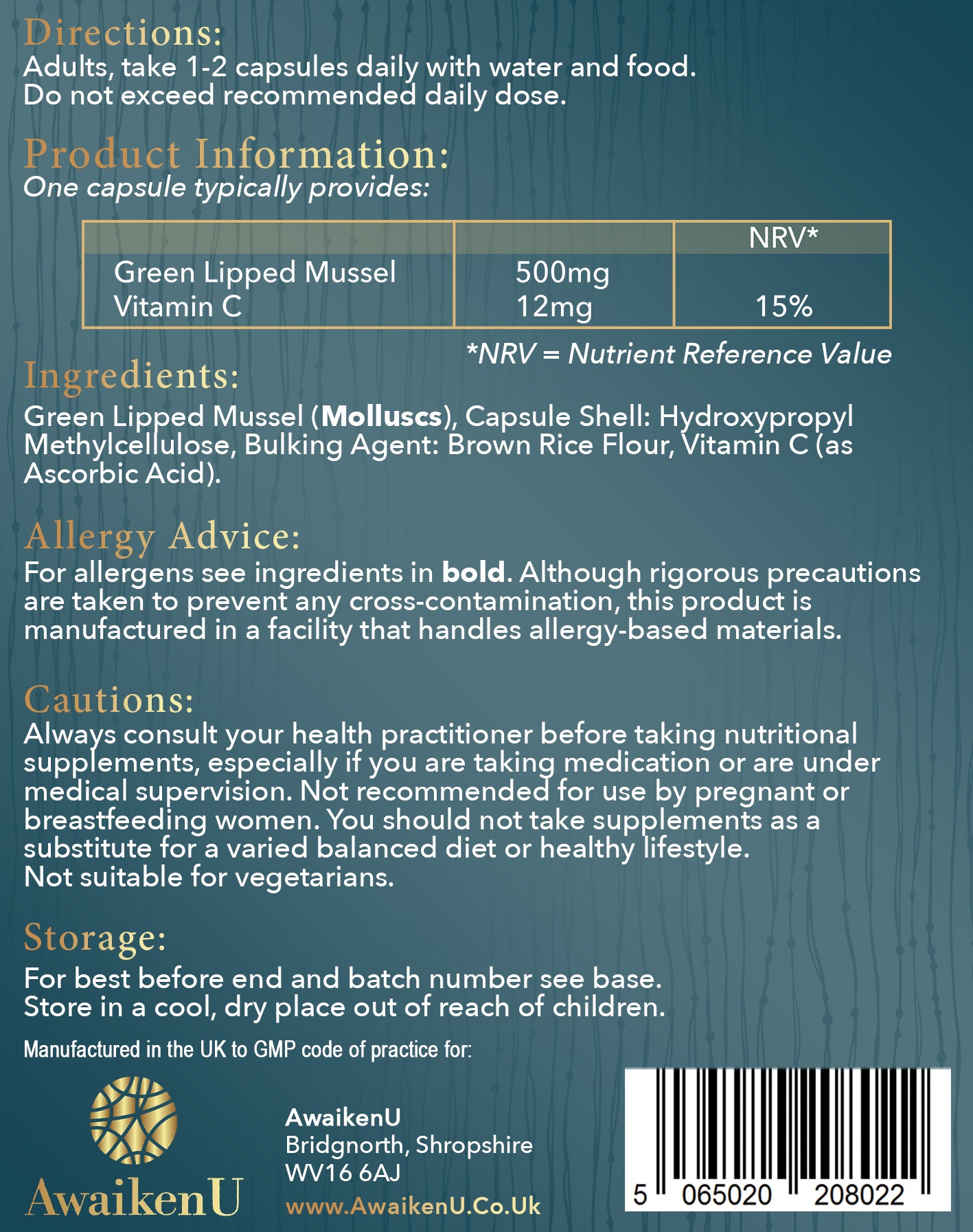 Green Lipped Mussel