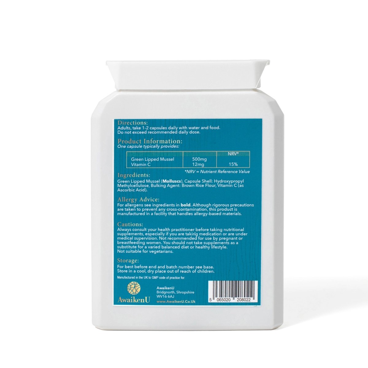 Green Lipped Mussel - 2 - AwaikenU