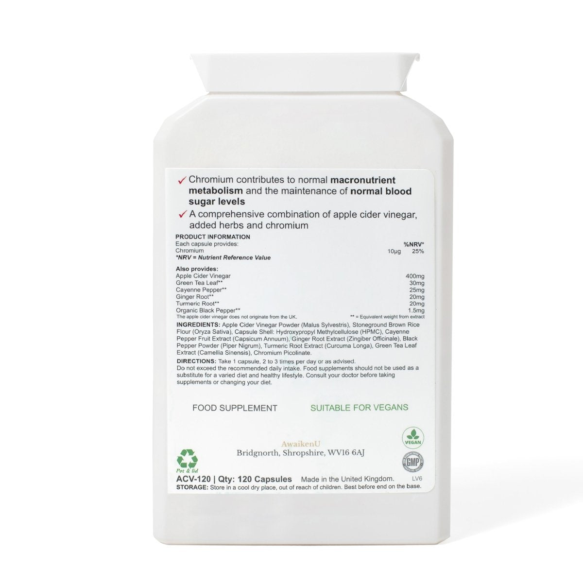 Apple Cider Vinegar capsules - 2 - AwaikenU