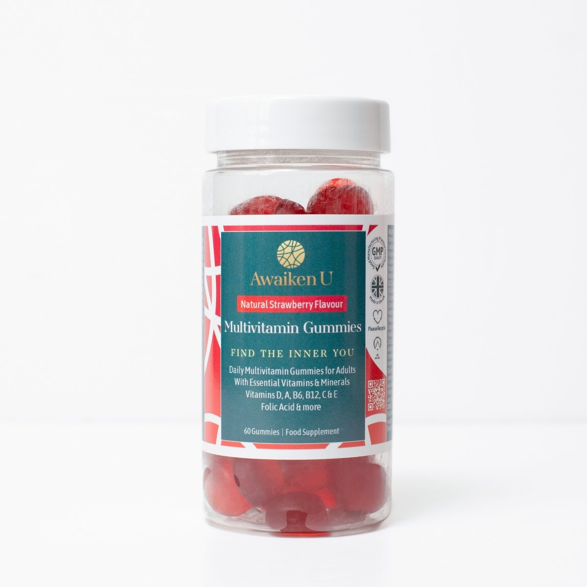 Multi - Vitamin Strawberry Gummies - 10 - AwaikenU