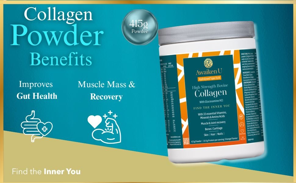 Bovine Collagen with Glucosamine HCI - 12 - AwaikenU