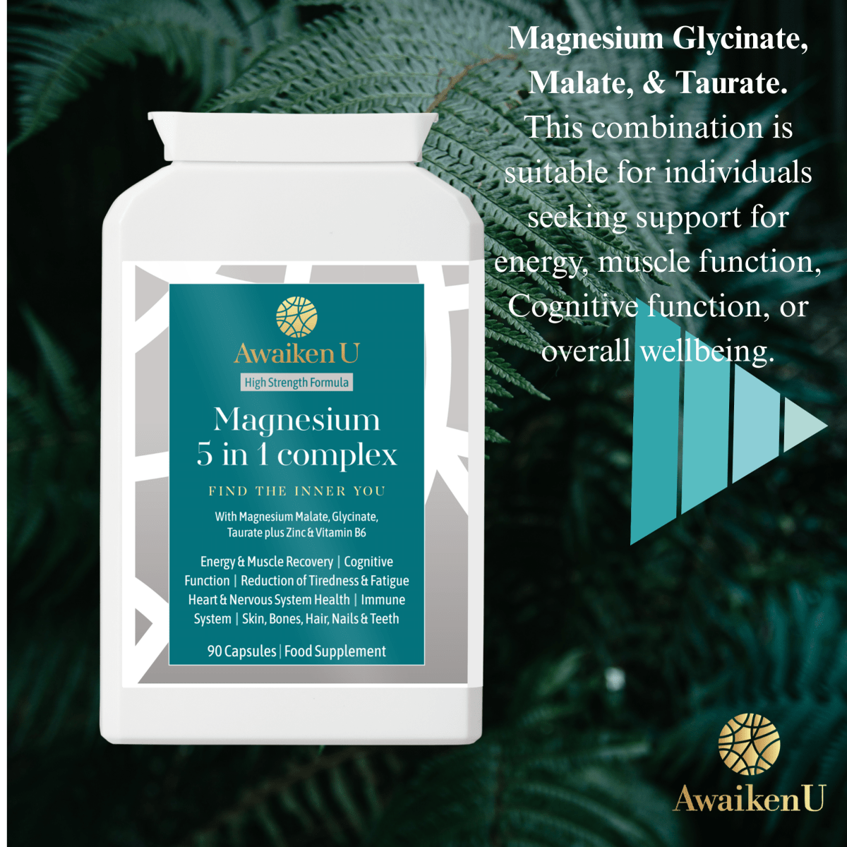 Magnesium 5 in 1 Complex - 12 - AwaikenU