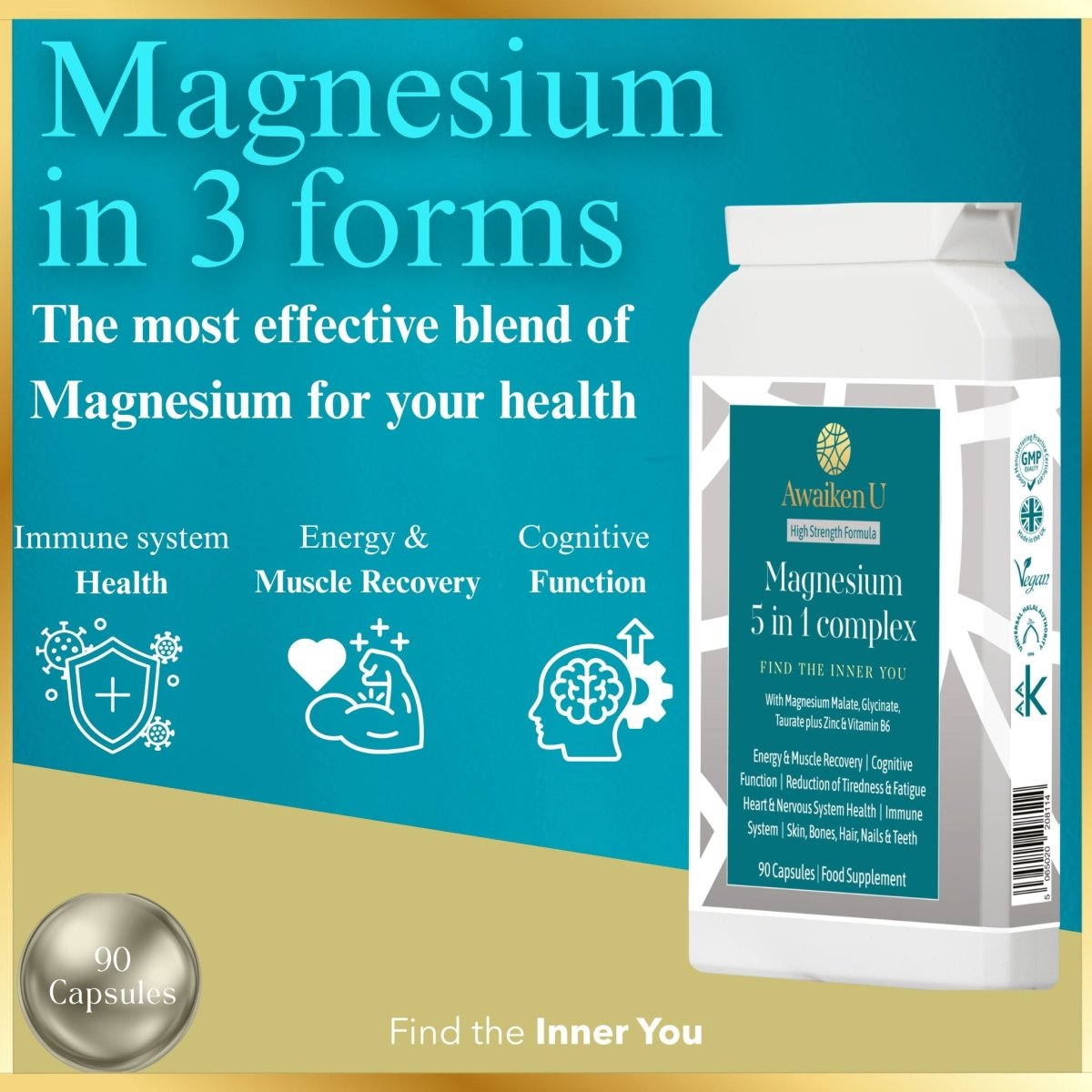 Magnesium 5 in 1 Complex - 13 - AwaikenU