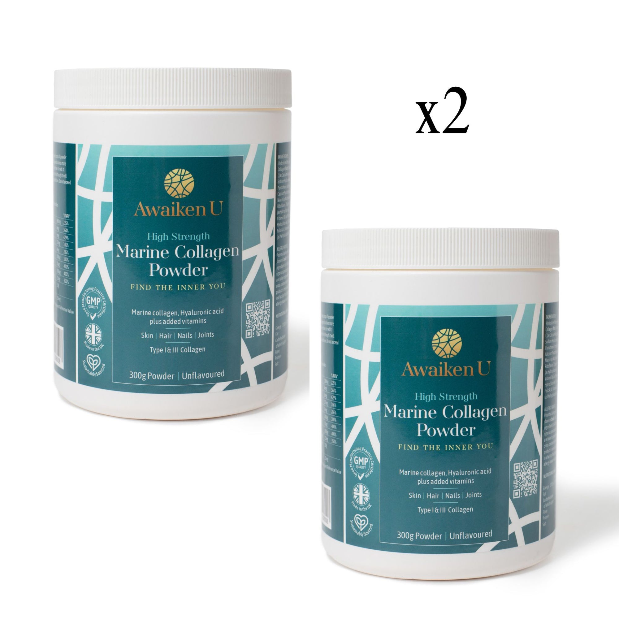 Marine Collagen Powder Pack of 2 - 1 - AwaikenU