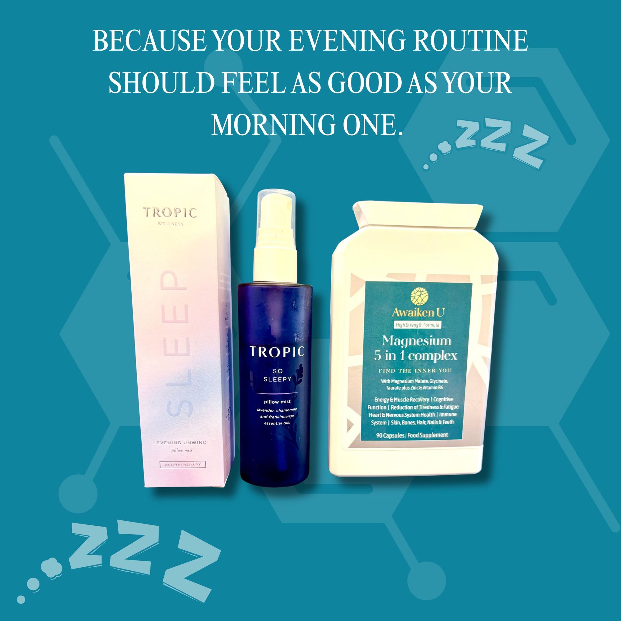 Unwind & Restore Bundle | Magnesium 5-in-1 + Sleep Pillow Mist - 4 - AwaikenU