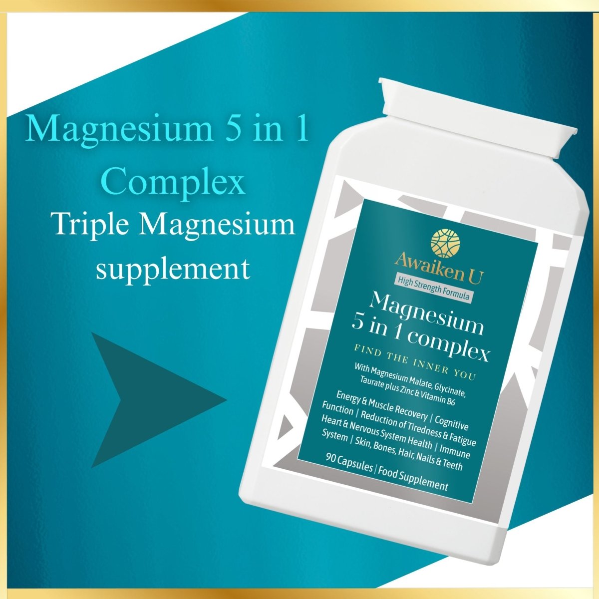 Magnesium 5 in 1 Complex - 14 - AwaikenU