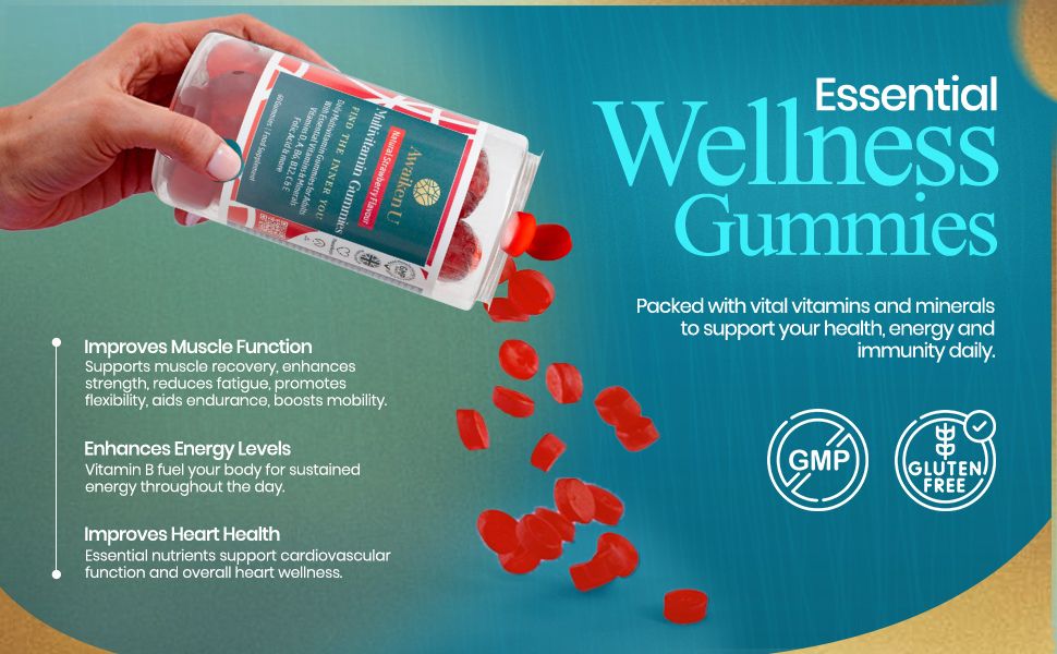 Multi-Vitamin Strawberry Gummies